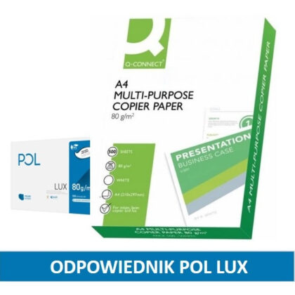 Q-Connect 80g - Papier ksero biały - A4 - 500ark.