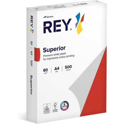Rey Superior 80g - Papier ksero biały - A4 - 500ark.